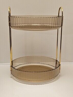Two Tier Rotating Storage Tray